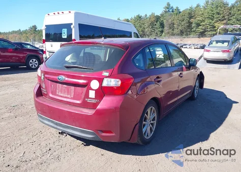 2014 Subaru Impreza 2.0I Premium from USA, damaged, VIN JF1GPAC63E8316149